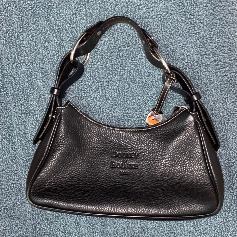 Black Leather Dooney& Bourke Purse